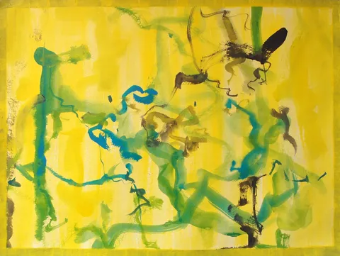 Untitled (1 of 6), Acrylic ink on paper 310g/m², 36 x 48 cm each, 2024 — from the "Chopin" series
