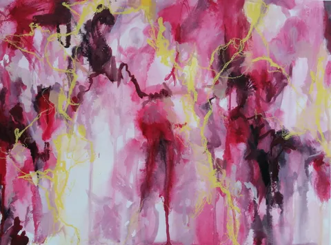 Untitled 13, Oil pastel, Acrylic ink on paper 310 g/m², 36 x 48 cm each, 2025 — from the "Chopin" series