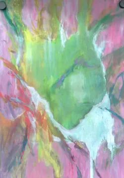 Sketch 6 of 16, Sketch drawings, acrylic & oil pastel on paper — from the "After Liberty" series