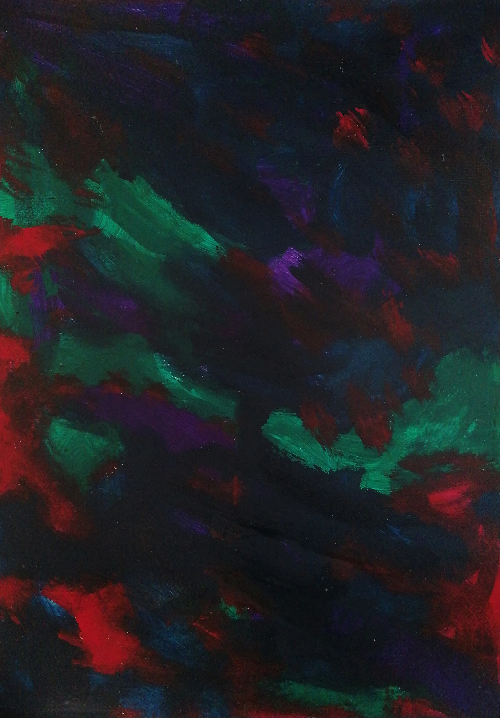 Movement IV, Acrylic on 400g/m² paper, 50 x 70 cm each (Unframed) — from the "EchoesəvYourFace" series